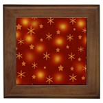 Xmas design Framed Tiles Front