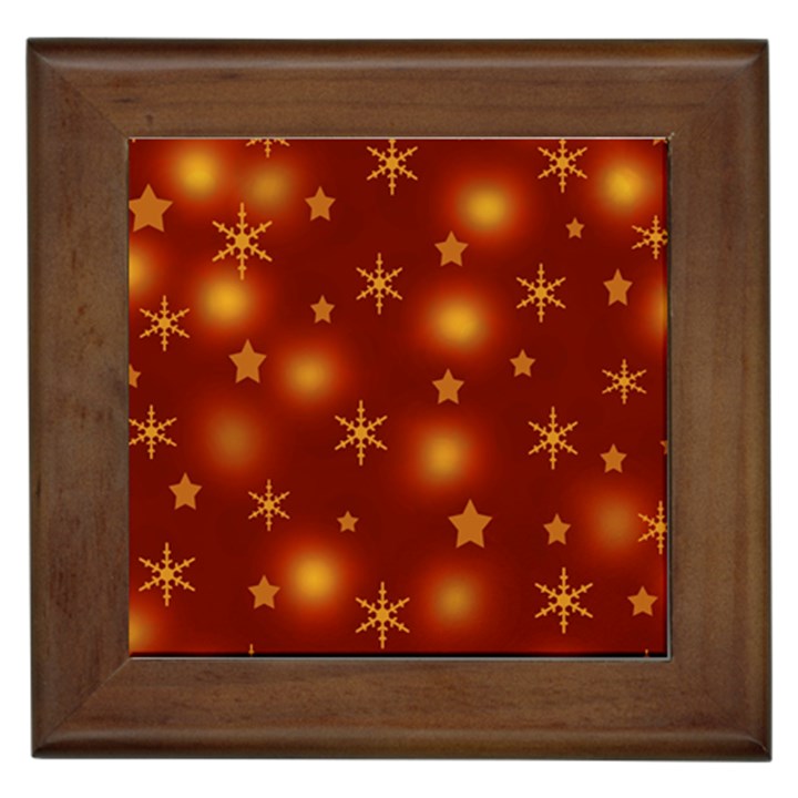 Xmas design Framed Tiles