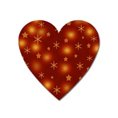 Xmas Design Heart Magnet by Valentinaart