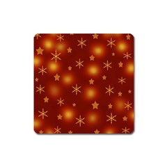 Xmas Design Square Magnet by Valentinaart