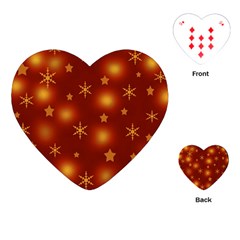 Xmas Design Playing Cards (heart)  by Valentinaart