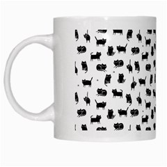 Black Cats  White Mugs