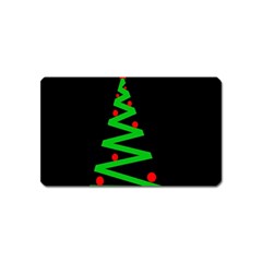 Simple Xmas Tree Magnet (name Card) by Valentinaart