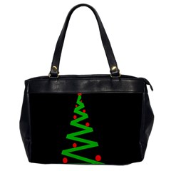 Simple Xmas Tree Office Handbags by Valentinaart