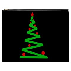 Simple Xmas Tree Cosmetic Bag (xxxl)  by Valentinaart