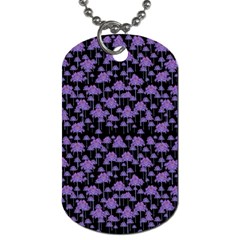 Palm Trees Motif Pattern Dog Tag (two Sides) by dflcprints