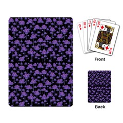 Palm Trees Motif Pattern Playing Card by dflcprints