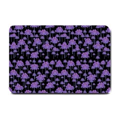 Palm Trees Motif Pattern Small Doormat  by dflcprints