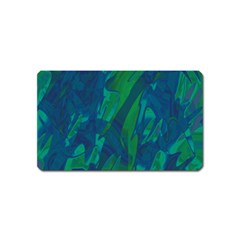 Green And Blue Design Magnet (name Card) by Valentinaart