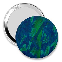 Green And Blue Design 3  Handbag Mirrors by Valentinaart