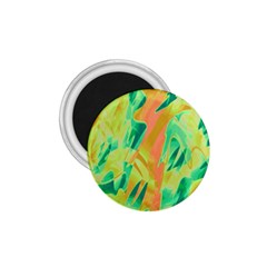 Green And Orange Abstraction 1 75  Magnets by Valentinaart