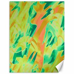 Green And Orange Abstraction Canvas 12  X 16   by Valentinaart