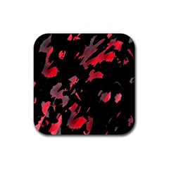 Painter Was Here  Rubber Coaster (square)  by Valentinaart