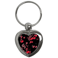 Painter Was Here  Key Chains (heart)  by Valentinaart