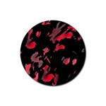 Painter was here  Rubber Round Coaster (4 pack)  Front