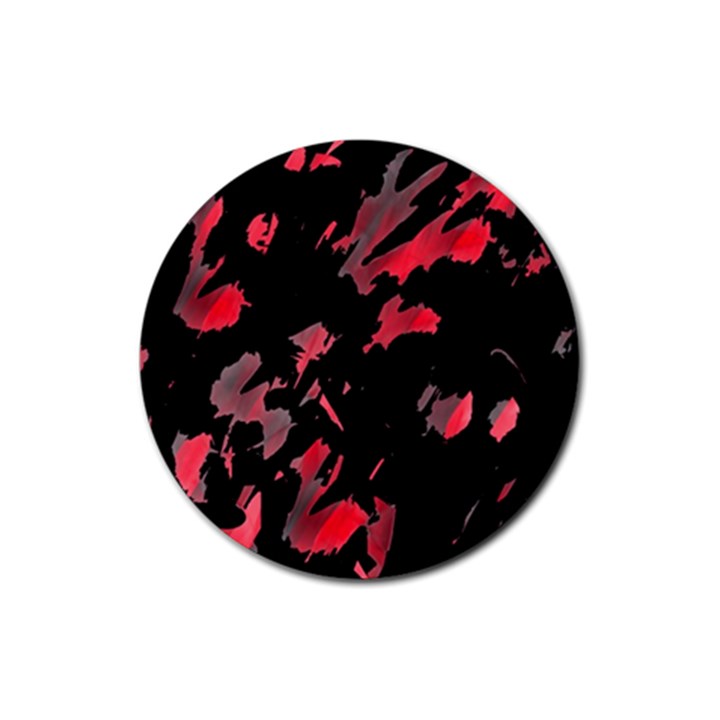 Painter was here  Rubber Round Coaster (4 pack) 