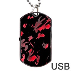 Painter Was Here  Dog Tag Usb Flash (two Sides)  by Valentinaart