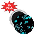 Painter was here - cyan 1.75  Magnets (10 pack)  Front