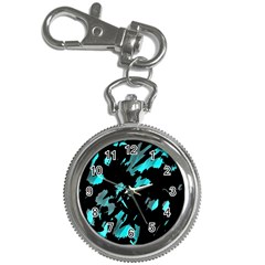 Painter Was Here - Cyan Key Chain Watches by Valentinaart