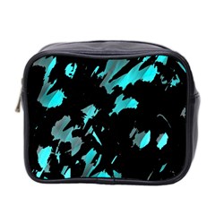 Painter Was Here - Cyan Mini Toiletries Bag 2-side