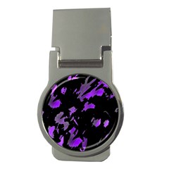 Painter Was Here - Purple Money Clips (round)  by Valentinaart