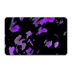 Painter Was Here - Purple Magnet (rectangular) by Valentinaart