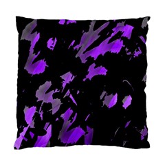 Painter Was Here - Purple Standard Cushion Case (two Sides) by Valentinaart