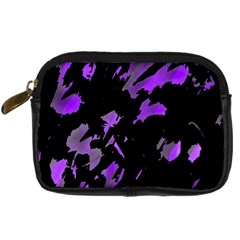 Painter Was Here - Purple Digital Camera Cases by Valentinaart