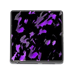 Painter Was Here - Purple Memory Card Reader (square) by Valentinaart