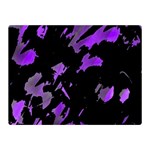 Painter was here - purple Double Sided Flano Blanket (Mini)  35 x27  Blanket Back