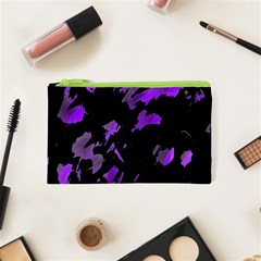 Painter Was Here - Purple Cosmetic Bag (xs) by Valentinaart