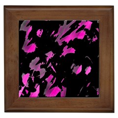 Painter Was Here - Magenta Framed Tiles by Valentinaart