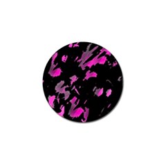 Painter Was Here - Magenta Golf Ball Marker (4 Pack) by Valentinaart