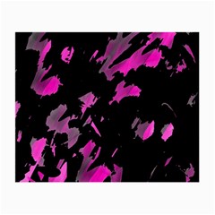 Painter Was Here - Magenta Small Glasses Cloth (2-side) by Valentinaart