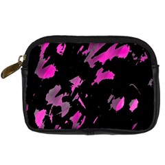 Painter Was Here - Magenta Digital Camera Cases by Valentinaart