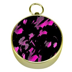 Painter Was Here - Magenta Gold Compasses by Valentinaart