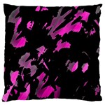 Painter was here - magenta Standard Flano Cushion Case (Two Sides) Back