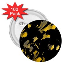 Painter Was Here - Yellow 2 25  Buttons (100 Pack)  by Valentinaart