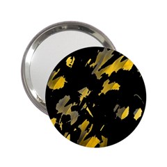 Painter Was Here - Yellow 2 25  Handbag Mirrors by Valentinaart