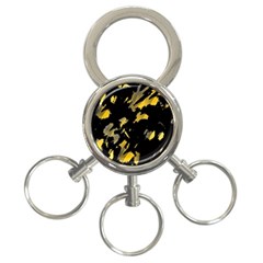 Painter Was Here - Yellow 3-ring Key Chains by Valentinaart