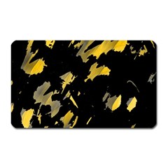 Painter Was Here - Yellow Magnet (rectangular) by Valentinaart