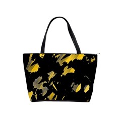 Painter Was Here - Yellow Shoulder Handbags by Valentinaart