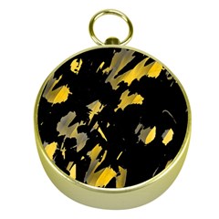 Painter Was Here - Yellow Gold Compasses by Valentinaart