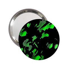 Painter Was Here - Green 2 25  Handbag Mirrors by Valentinaart