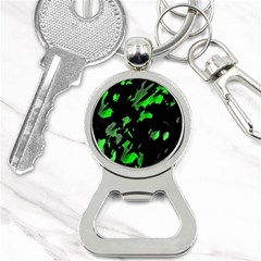 Painter Was Here - Green Bottle Opener Key Chains by Valentinaart