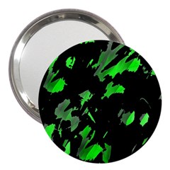 Painter Was Here - Green 3  Handbag Mirrors by Valentinaart