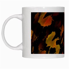 Abstract Autumn  White Mugs by Valentinaart