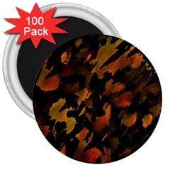 Abstract Autumn  3  Magnets (100 Pack) by Valentinaart