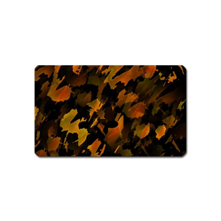 Abstract Autumn  Magnet (Name Card)