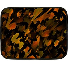 Abstract Autumn  Fleece Blanket (mini) by Valentinaart